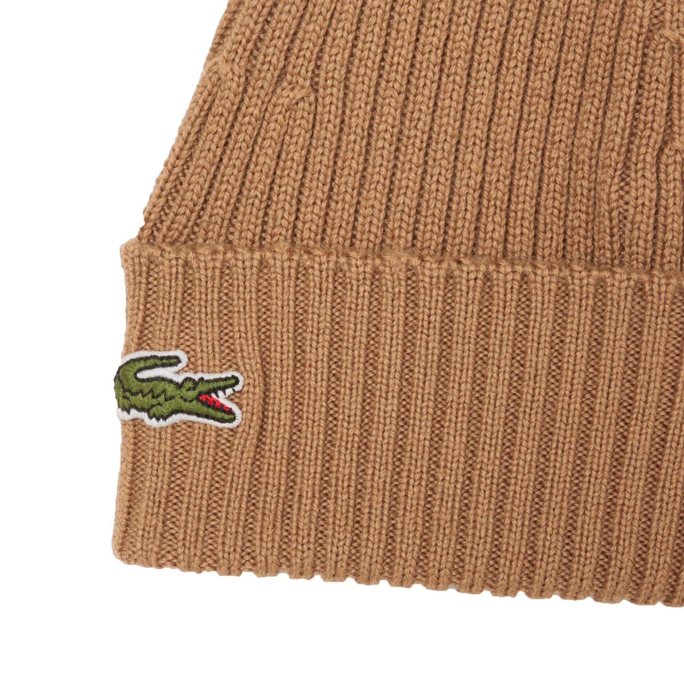 LACOSTE Beanie in Brown