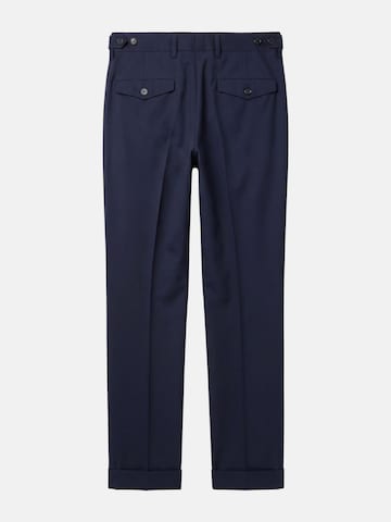 Manuel Ritz - regular Pantalón plisado 'Lavato' en azul