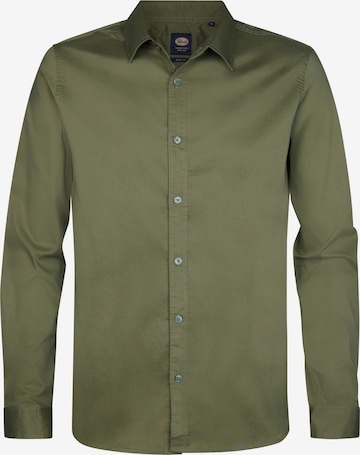 Petrol Industries - Camisa en verde: frente