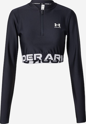 UNDER ARMOUR Toiminnallinen paita värissä musta: etupuoli
