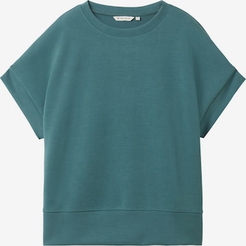 T-shirt TOM TAILOR en vert : devant