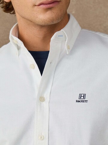 Coupe regular Chemise Hackett London en blanc