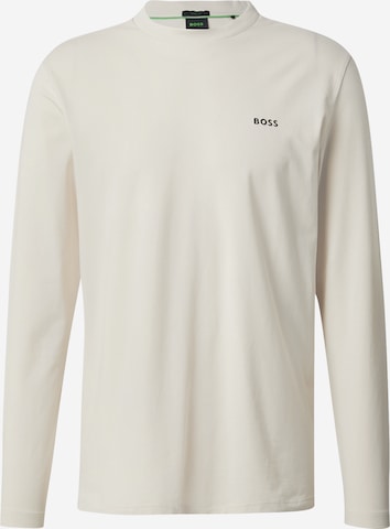 T-Shirt BOSS en blanc : devant