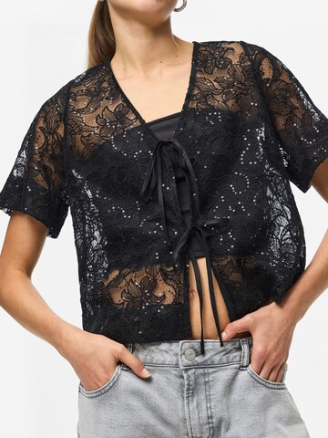 Camicia da donna 'PCLOUISE' di PIECES in nero