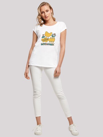 F4NT4STIC Shirt 'Woodstock Artwork' in White