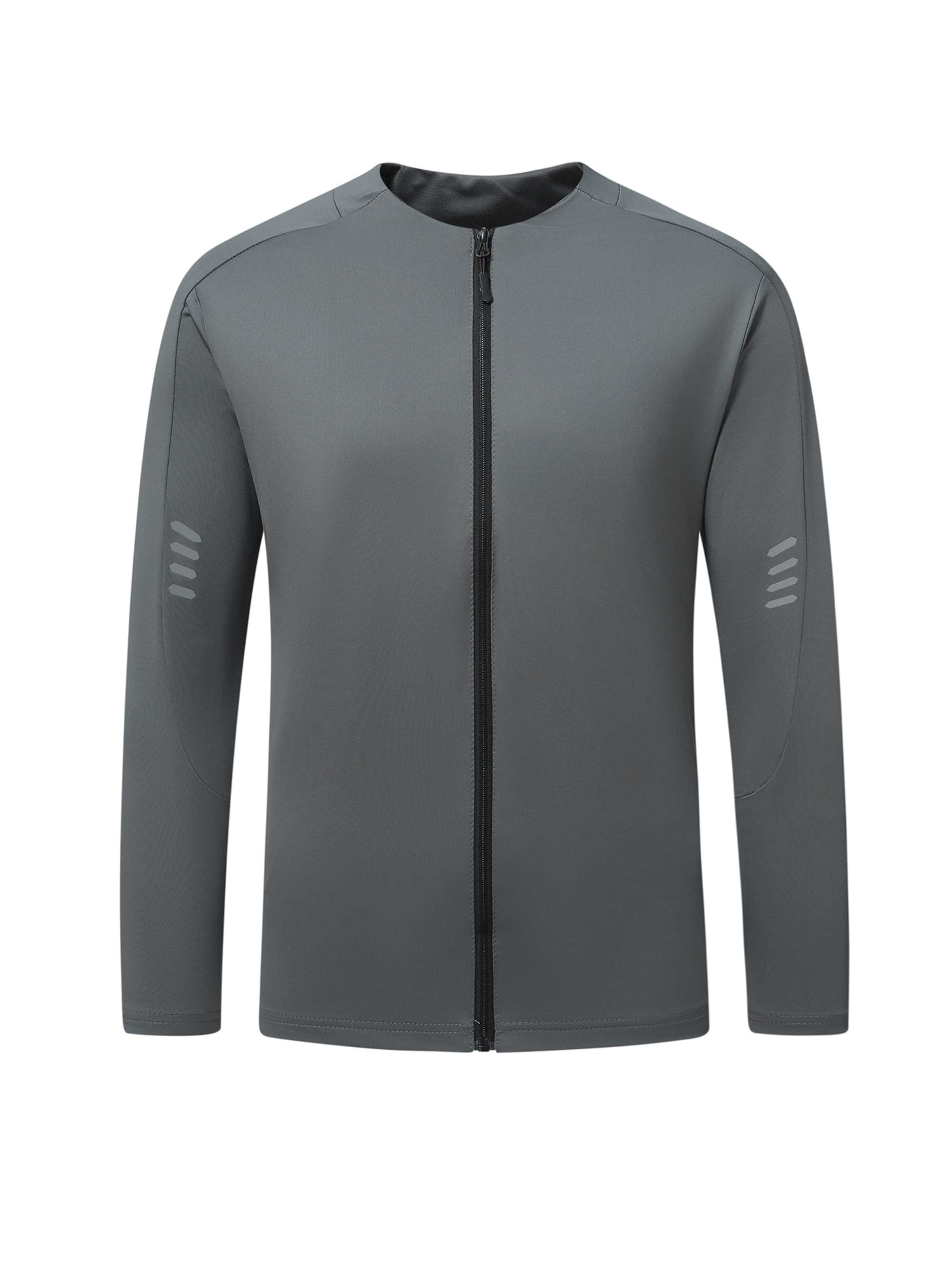 Youthup Athletic Cardigan in Grey: front