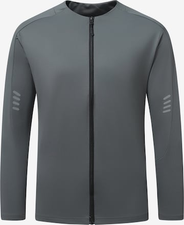 Youthup Athletic Cardigan in Grey: front