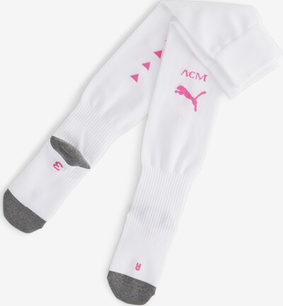 PUMA Sportsocken 'AC Milan' in graumeliert / pink / weiß, Produktansicht