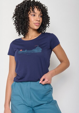 Maglietta 'Nature Lighthouse' di GREENBOMB in blu