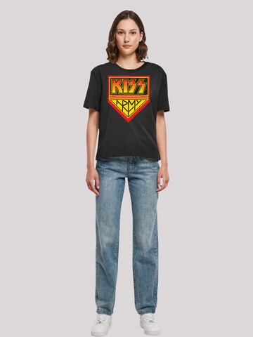 F4NT4STIC Shirt 'Kiss' in Schwarz