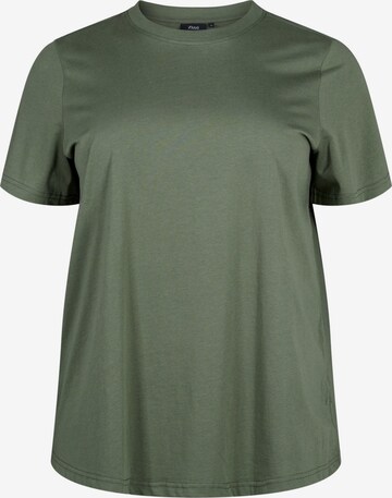 T-shirt 'CHARLIN' Zizzi en vert : devant