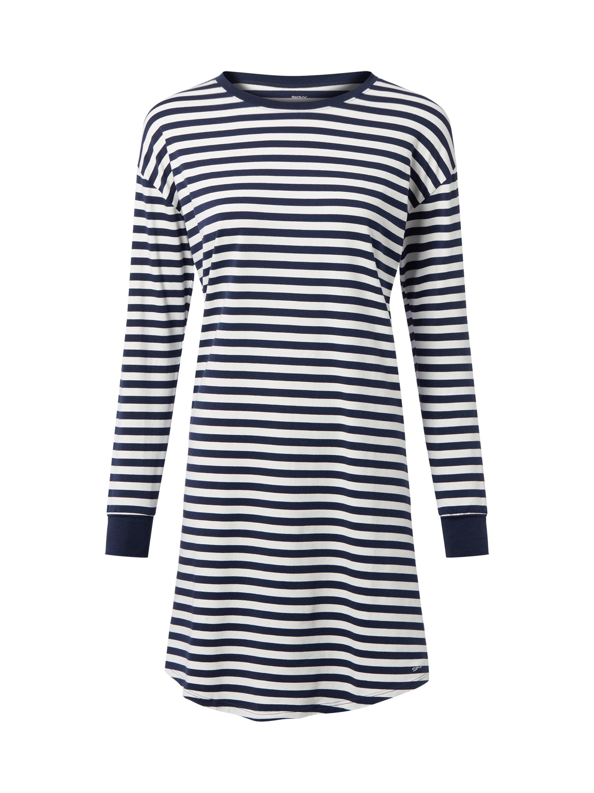 Chemise de nuit Skiny en bleu : devant