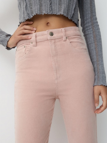 Pull&Bear Regular Trousers in Pink