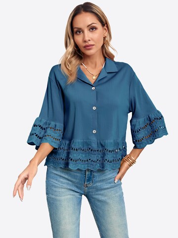 Imily Bela Blouse in Blauw: voorkant