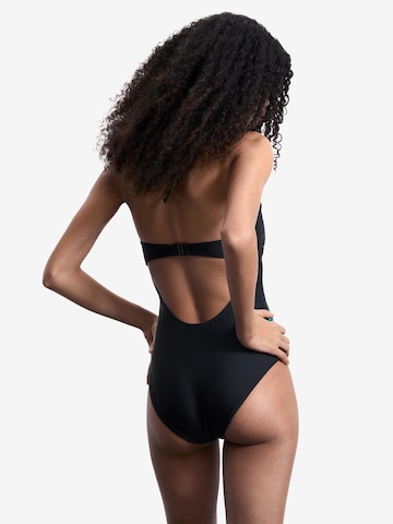 Desigual Strój kąpielowy 'Tropical' w kolorze czarny