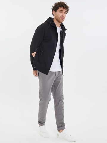 Threadbare Fleece jas in Zwart