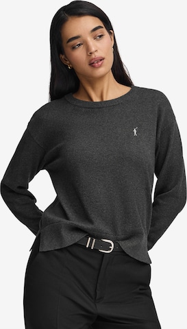Polo Club Sweater in Grey: front