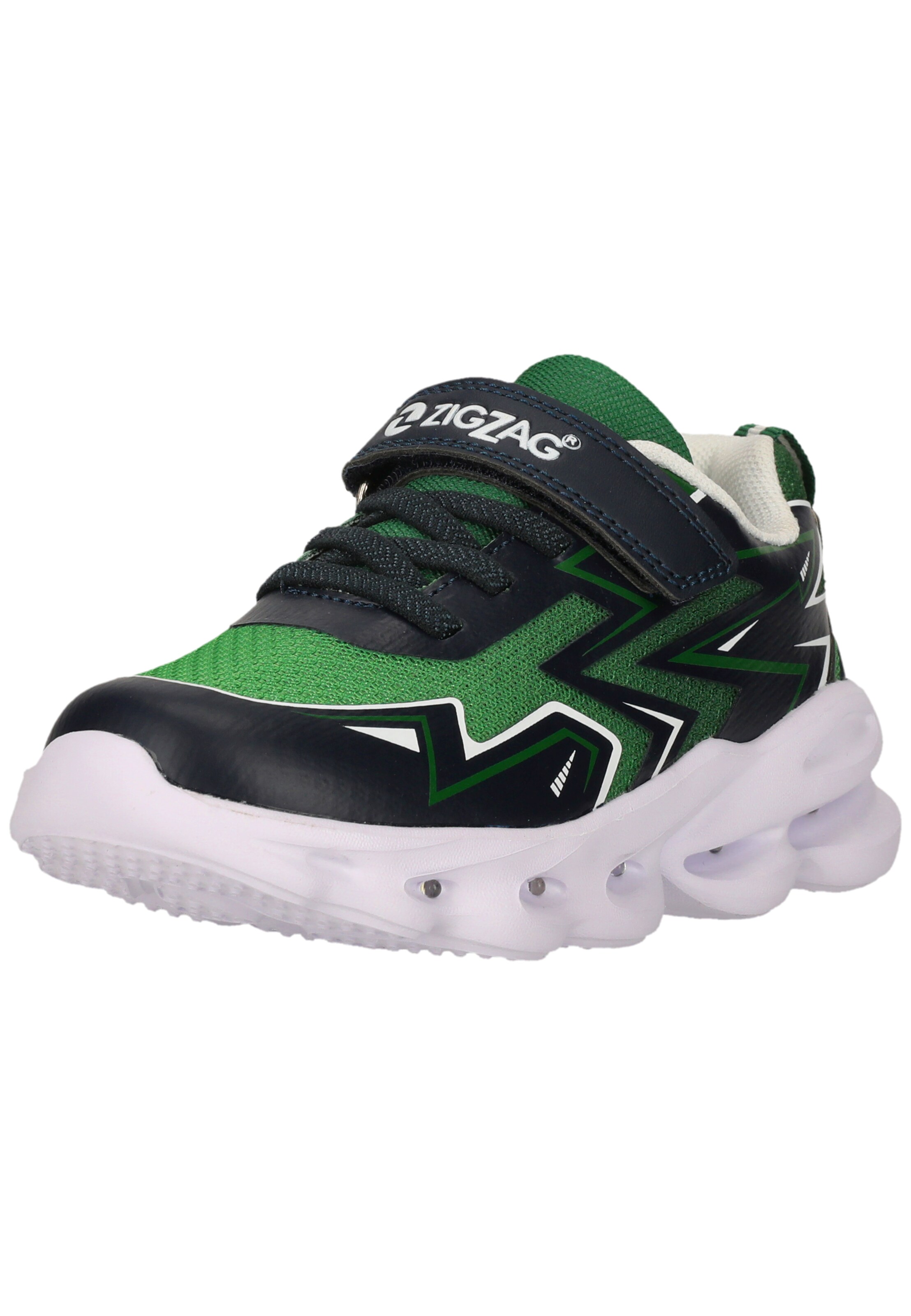 ZigZag Sneakers 'Ignis' in Green: front