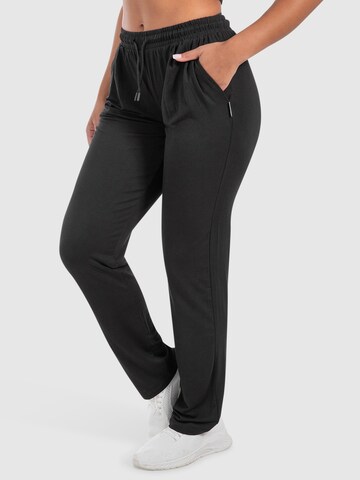 Smilodox Regular Trousers in Black