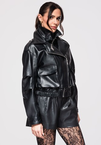 Veste mi-saison 'OW-JAFL-0128' Ombre en noir