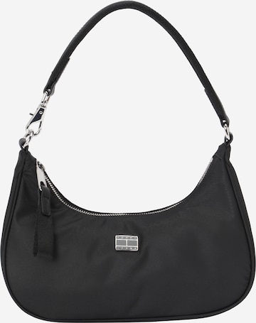 Tommy Jeans Schoudertas 'Iconic' in Zwart: voorkant