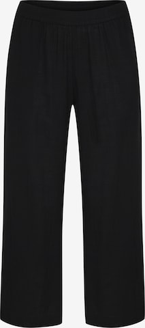 Loosefit Pantalon 'Paula' KAFFE CURVE en noir : devant