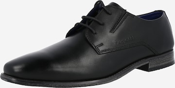 bugatti Обувки с връзки 'Armo' в черно: отпред