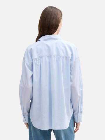 Chemisier TOM TAILOR DENIM en bleu