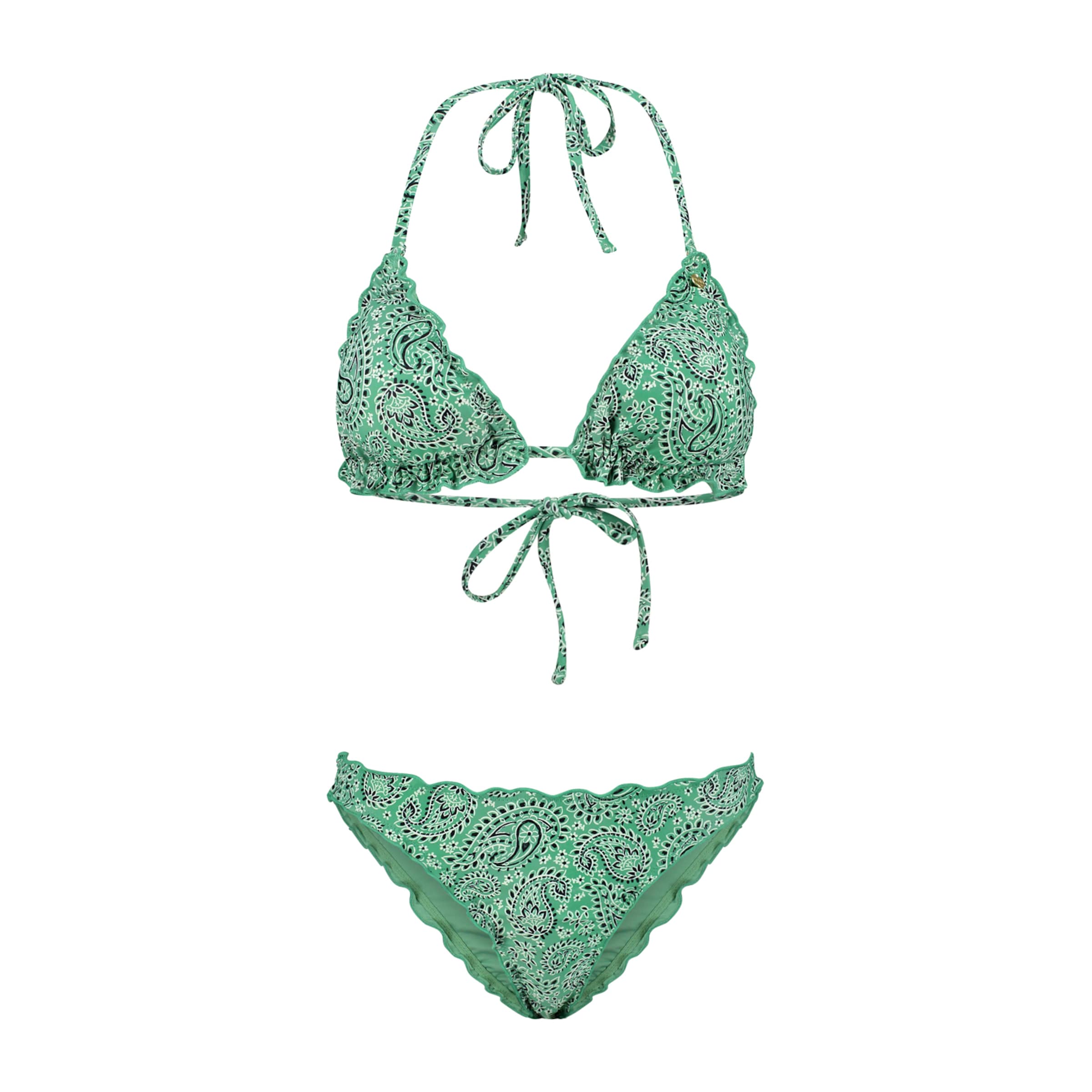 Shiwi Triangel Bikini 'Liz' in Grün: Vorderseite