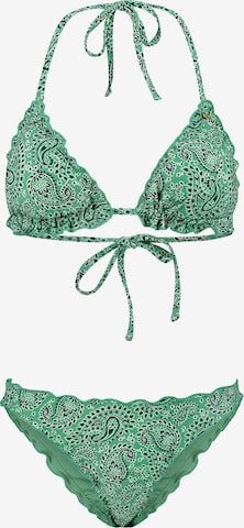 Shiwi Triangle Bikini 'Liz' in Green: front