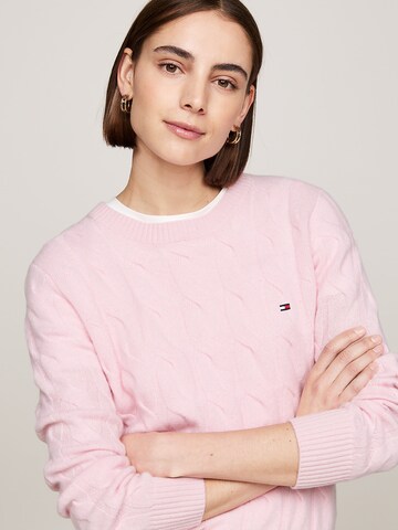 TOMMY HILFIGER Pullover in Pink