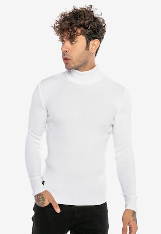 Redbridge Sweater 'Round Rock' in White: front