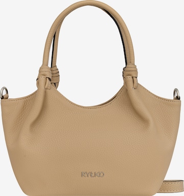 smėlio RYŁKO Rankinė su ilgu dirželiu: priekis