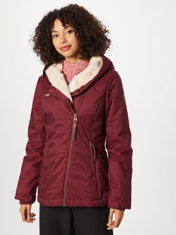 Ragwear Between-Season Jacket 'GORDON' in Red: front