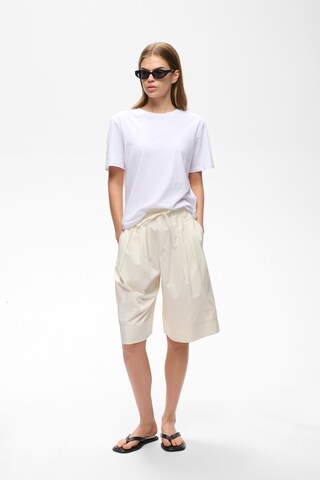 InWear Loosefit Kalhoty 'HAZEIW' – bílá