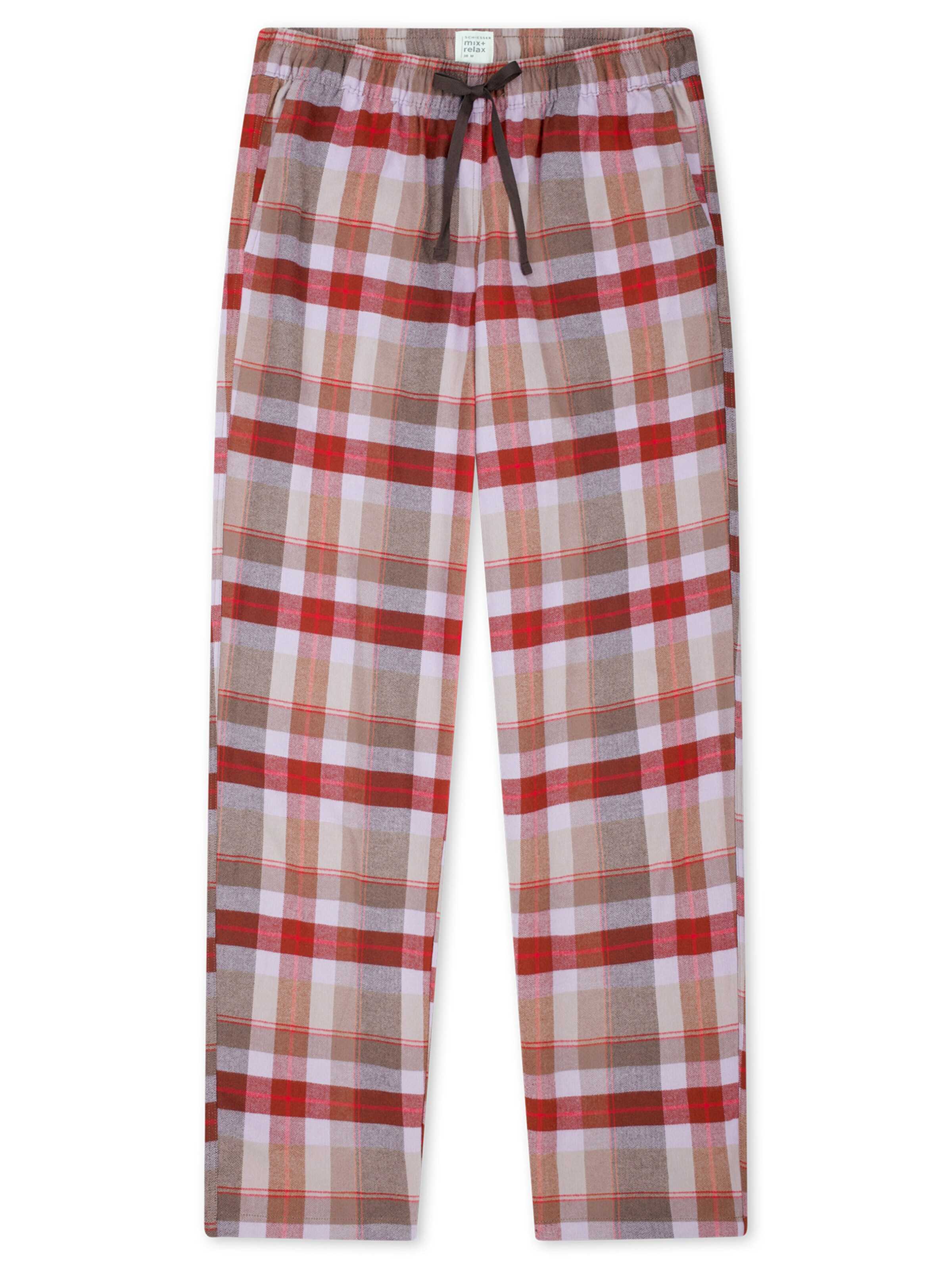 Pantalon de pyjama ' Mix Relax ' SCHIESSER en beige : devant