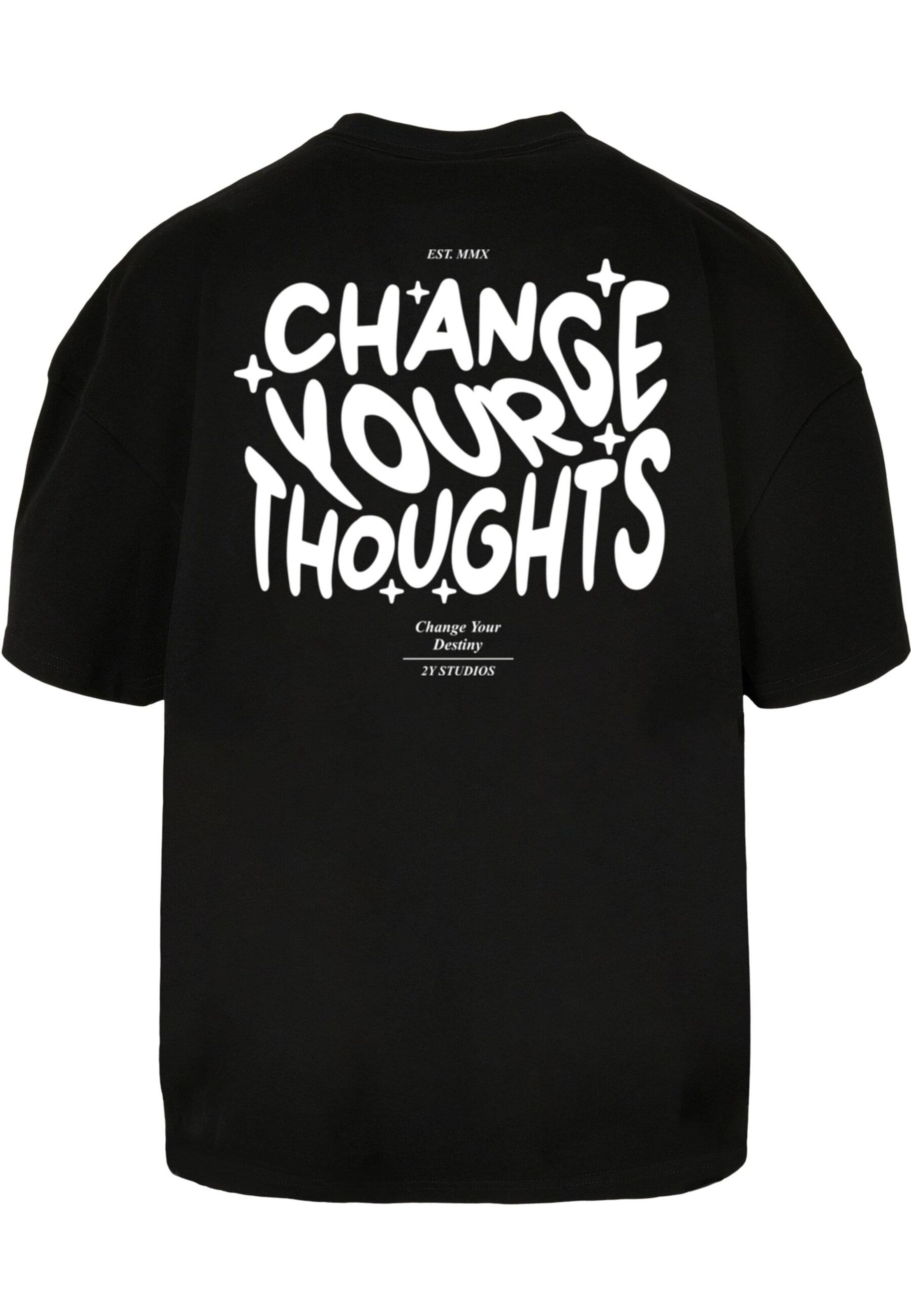 T-Shirt 'Thoughts' 2Y Studios en noir