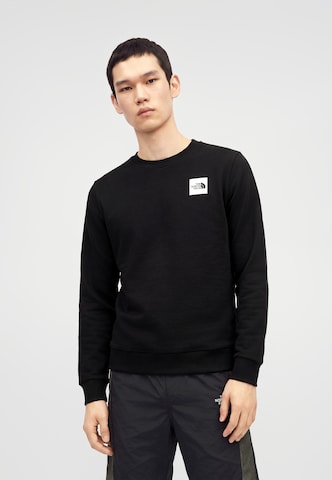 THE NORTH FACE Sweatshirt 'Box Half Dome' in Black: front
