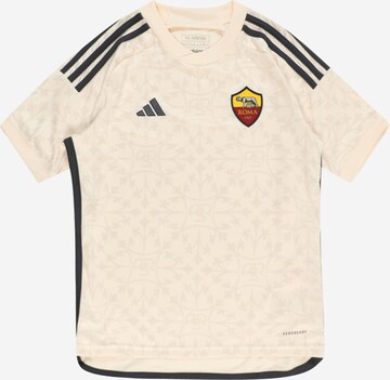 T-Shirt fonctionnel 'As Roma 23/24' ADIDAS PERFORMANCE en beige : devant