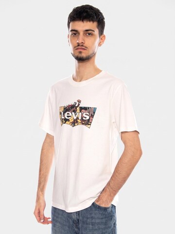 LEVI'S ® Shirt 'SS Relaxed Fit Tee' in Wit: voorkant