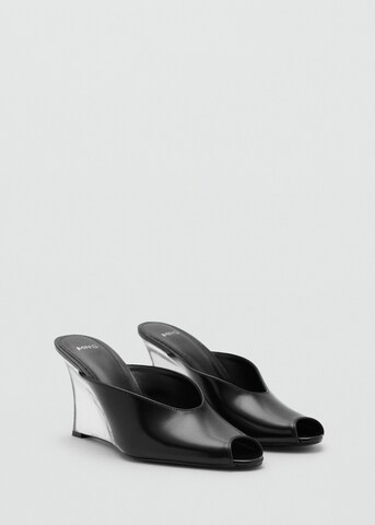 MANGO Mules 'Sombra' in Black