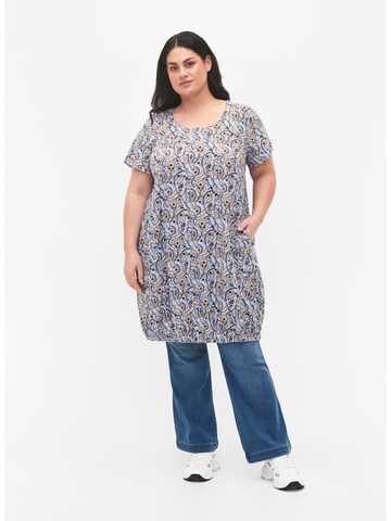 Robe 'JEASY' Zizzi en bleu