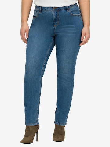 SHEEGO Slim fit Jeans 'Pia' in Blue: front