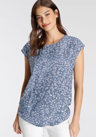 TAMARIS Blouse in Blue: front