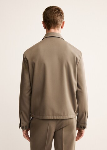 MANGO MAN Between-Season Jacket 'Ferrara' in Brown