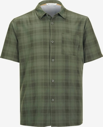KILLTEC Regular fit Button Up Shirt in Green: front