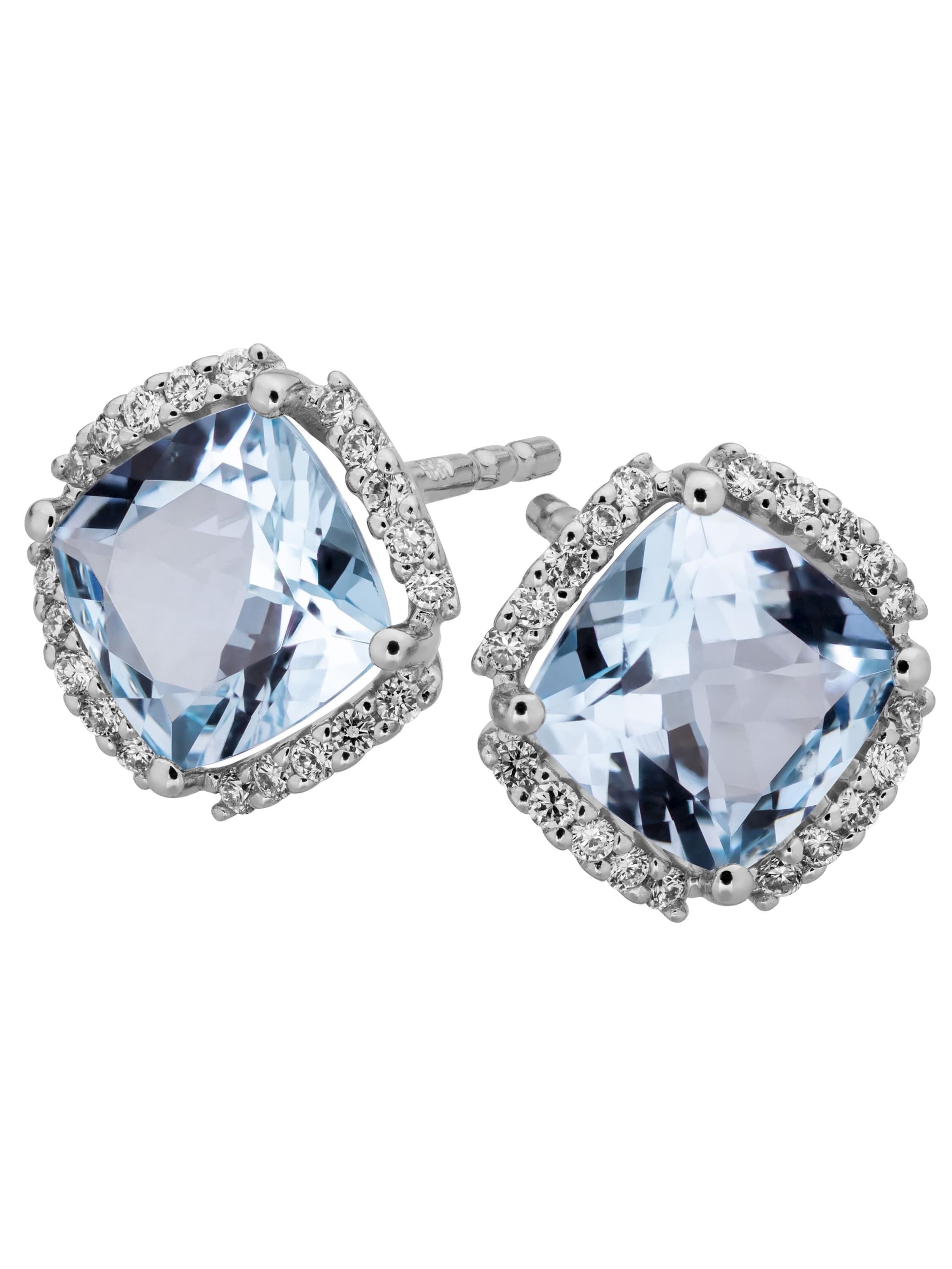 Boucles d'oreilles Orolino en argent : devant