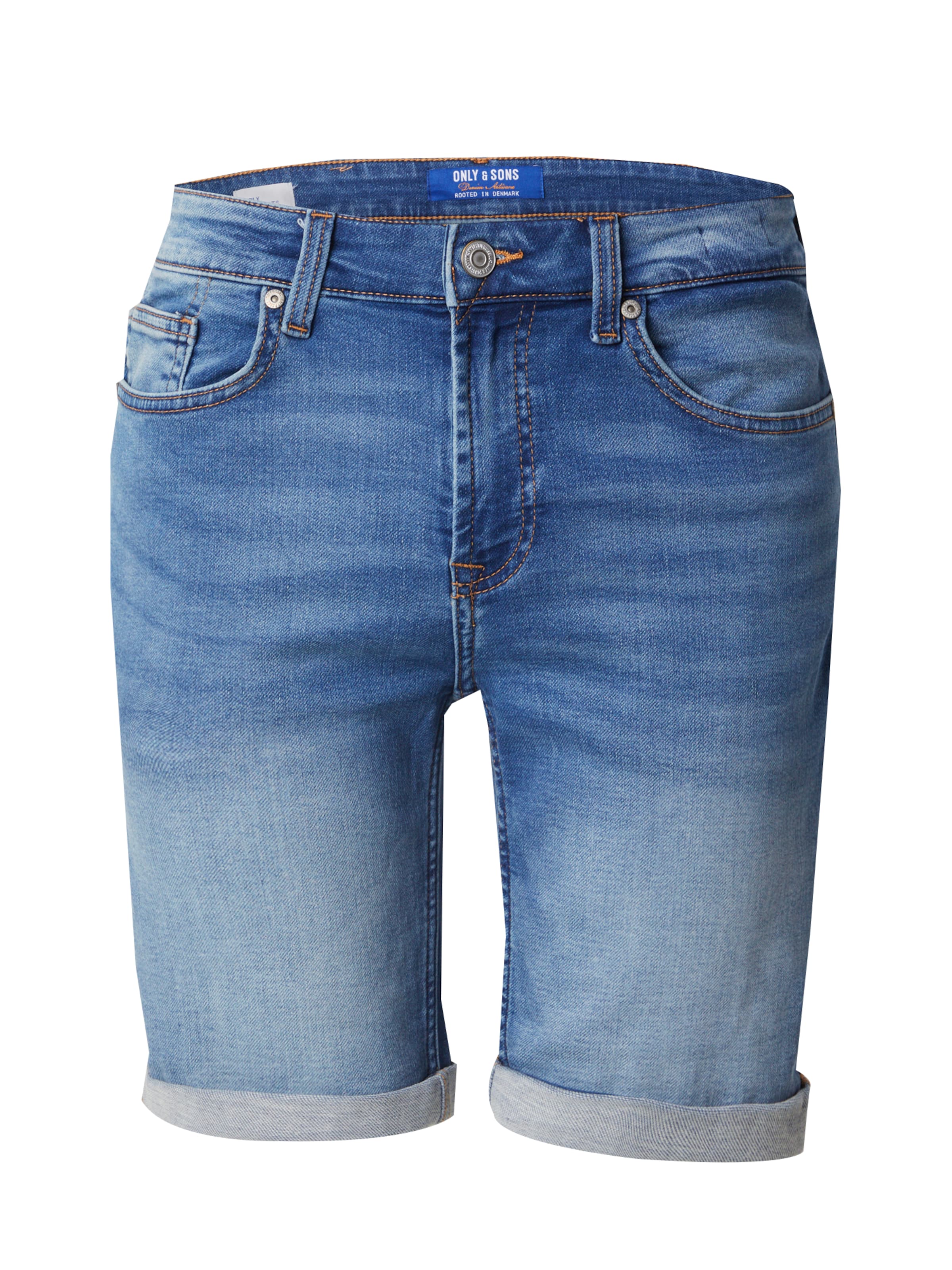 regular Jeans 'PLY' di Only & Sons in blu: frontale