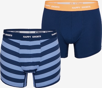 Happy Shorts Boxershorts ' Trunks ' in Blauw: voorkant