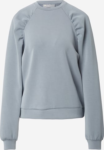 Sweat de sport Athlecia en bleu : devant